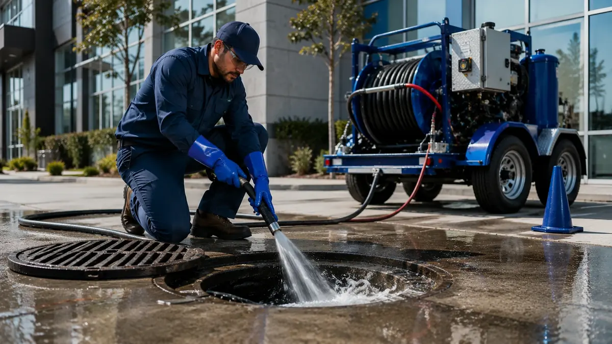 Commercial Hydro Jet Drain Cleaning in Chatsworth