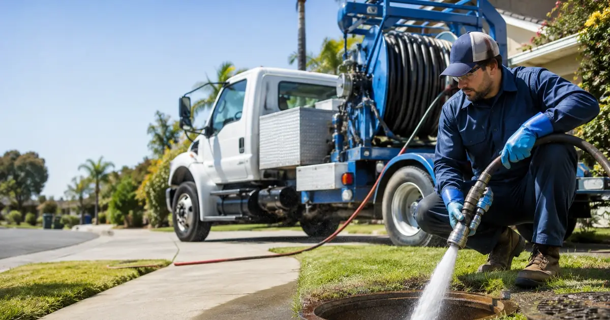 Hydro jet sewer cleaning Chatsworth