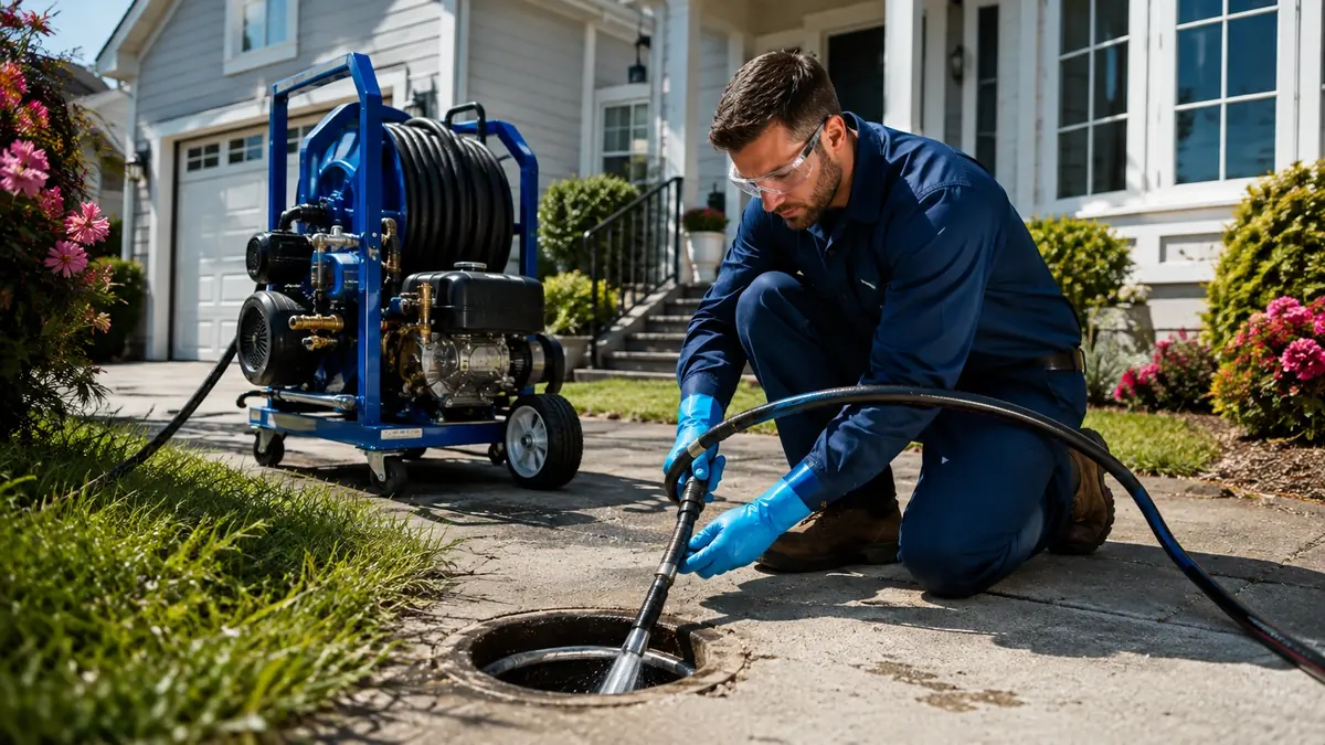 Residential Hydro Jet Drain Cleaning in Chatsworth